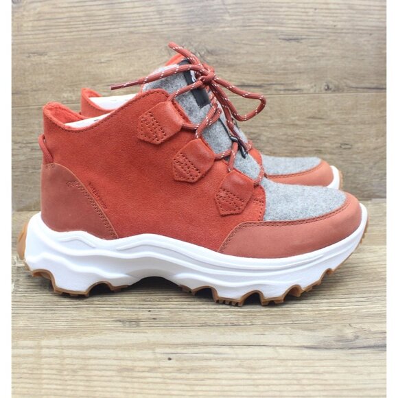 Sorel Kinetic Breakthru Caribou women's waterproof platform ankle boots 8.5 - Picture 5 of 13